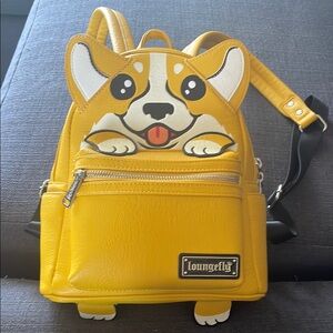 Loungefly Yellow Corgi Kids Backpack